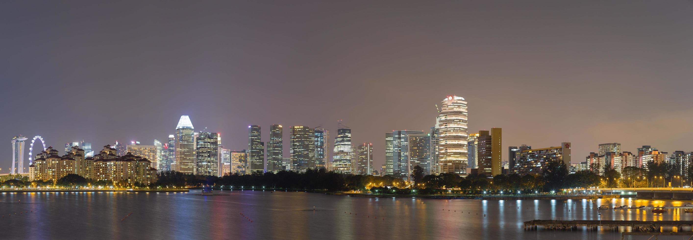 horizonte de cingapura foto