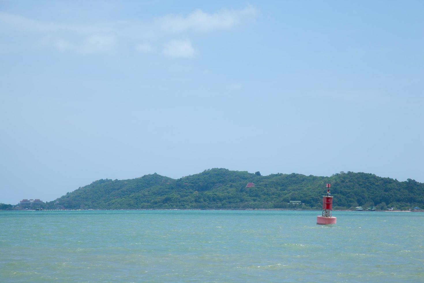 medidor de nível no mar foto