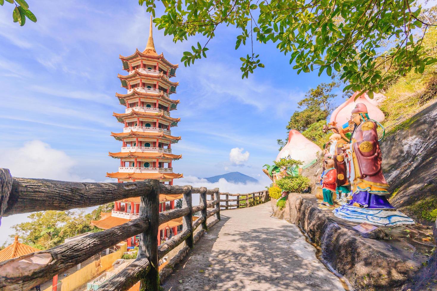 templo swee queixo, perto de Kuala Lumpur, Malásia foto