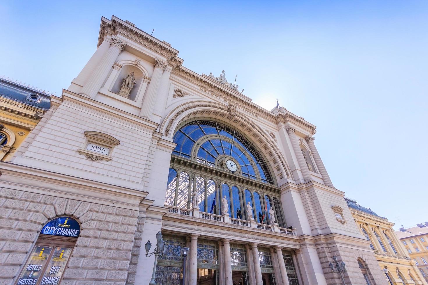 estação keleti em budapeste, hungria, 2016 foto