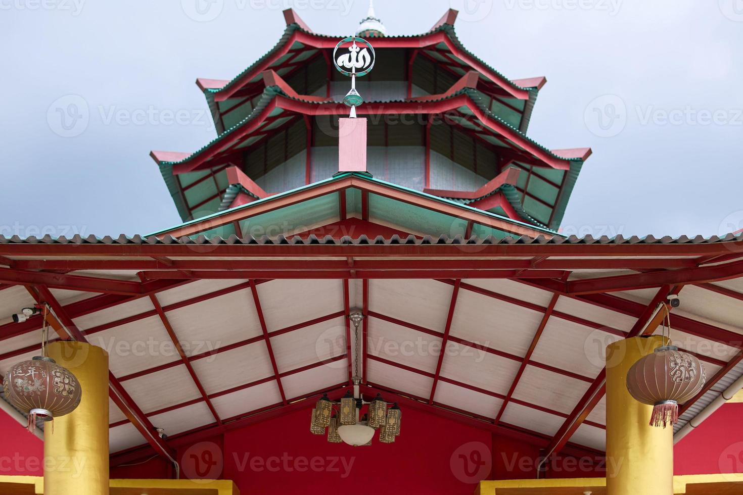 cheng hoo mesquita dentro jambi província do Indonésia foto