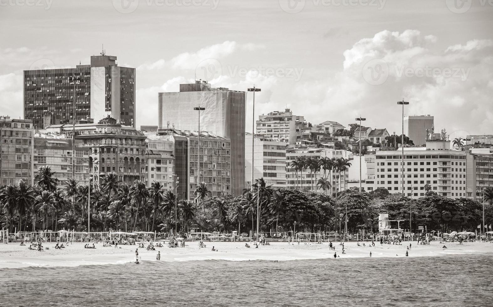 vista panorâmica da praia do flamengo e paisagem urbana rio de janeiro brasil. foto