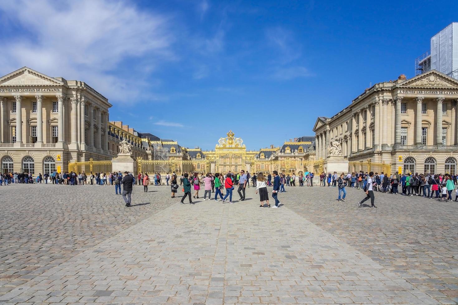 o palácio de Versalhes na França foto