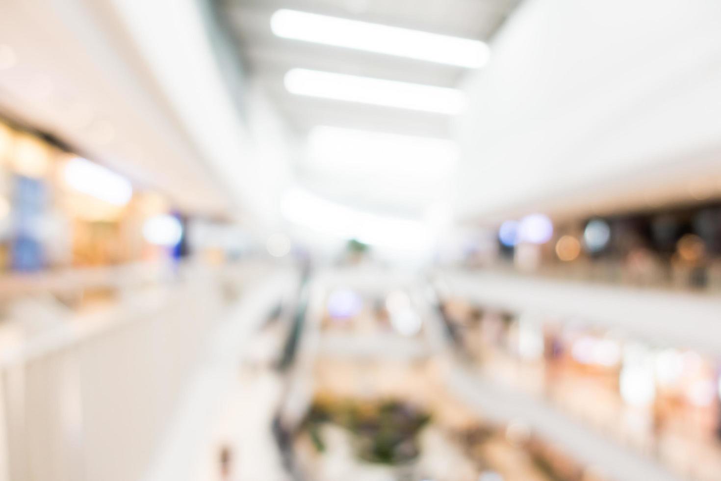 interior borrado abstrato de shopping foto