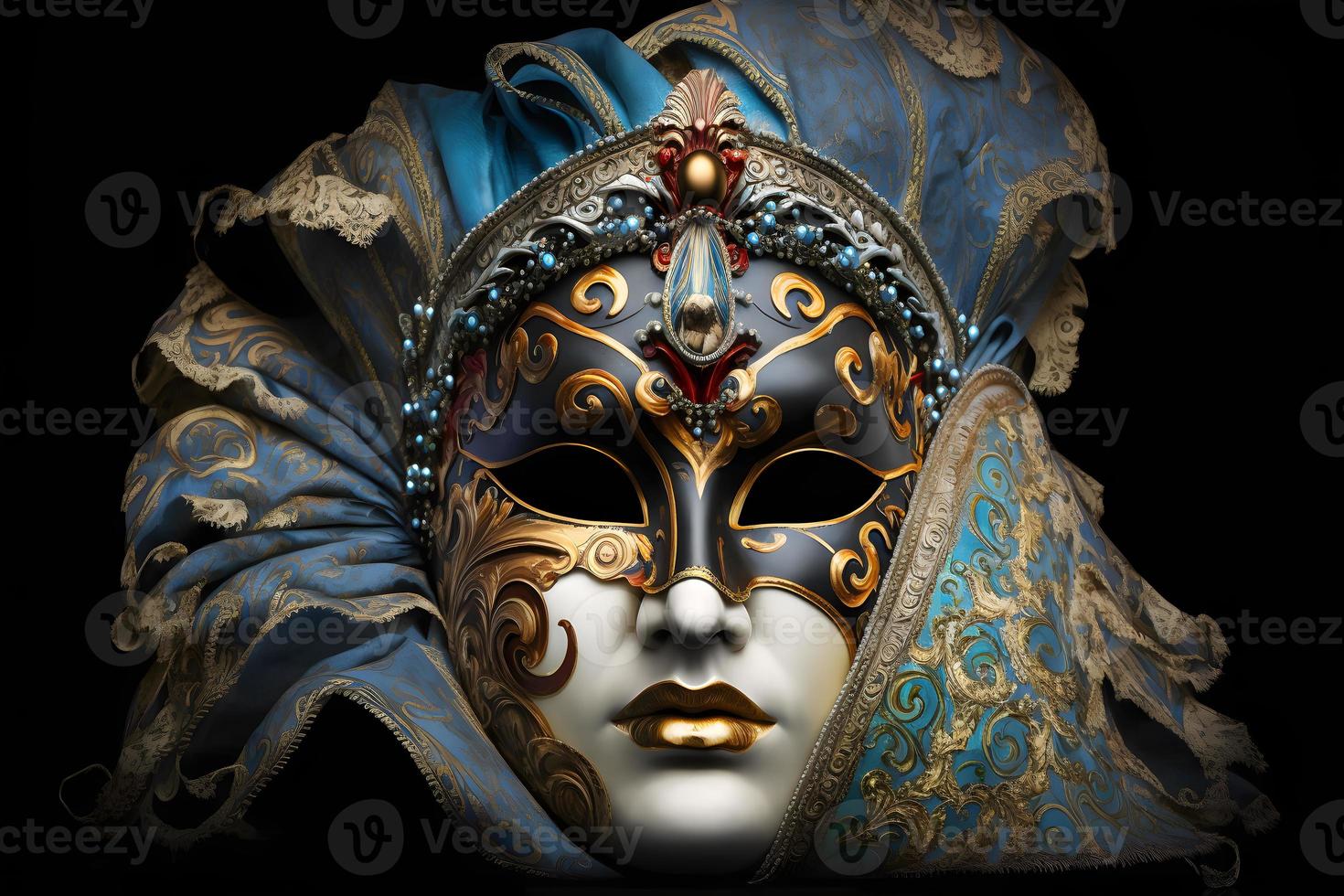 elegante mascarar do veneziano carnaval foto