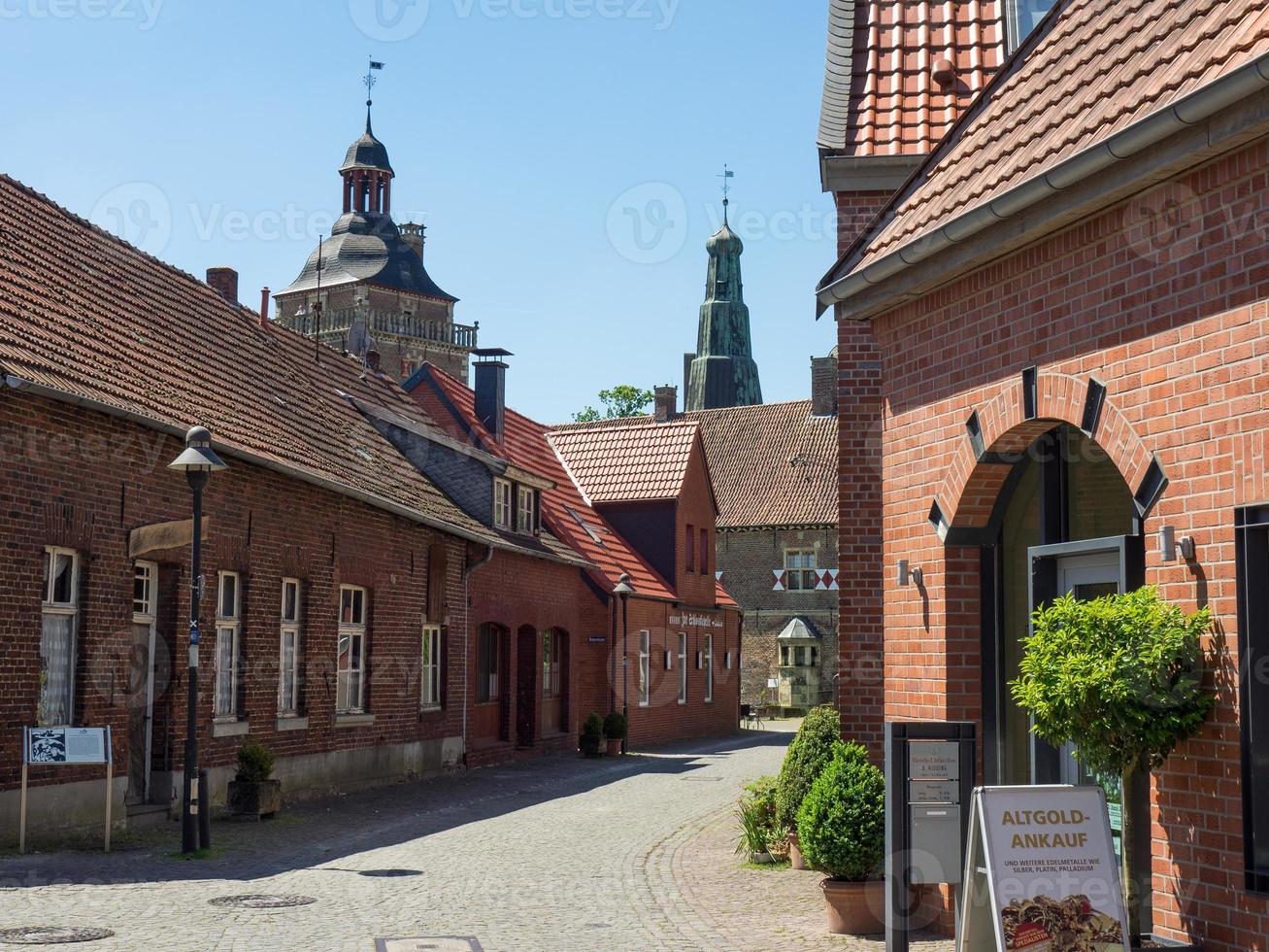 raesfeld castelo dentro Westfália foto