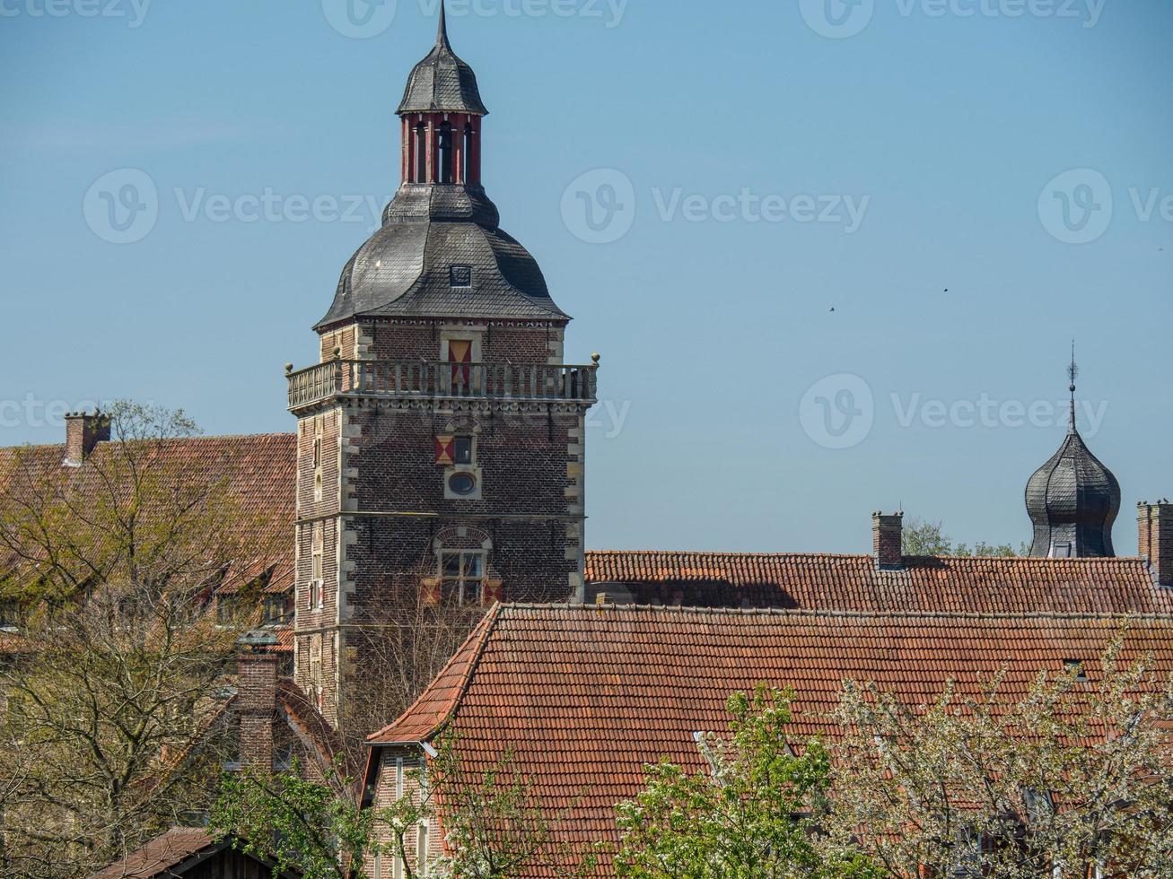 raesfeld castelo dentro Westfália foto