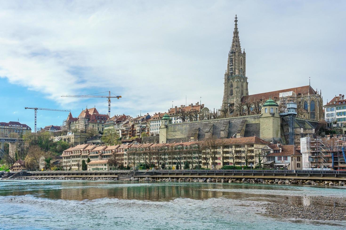 vista panorâmica de bern, capital da suíça, 2018 foto