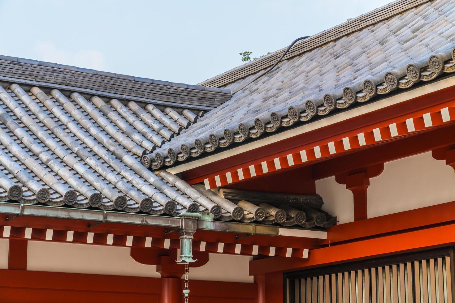 templo sensoji na área de Asakusa, Tóquio, Japão foto