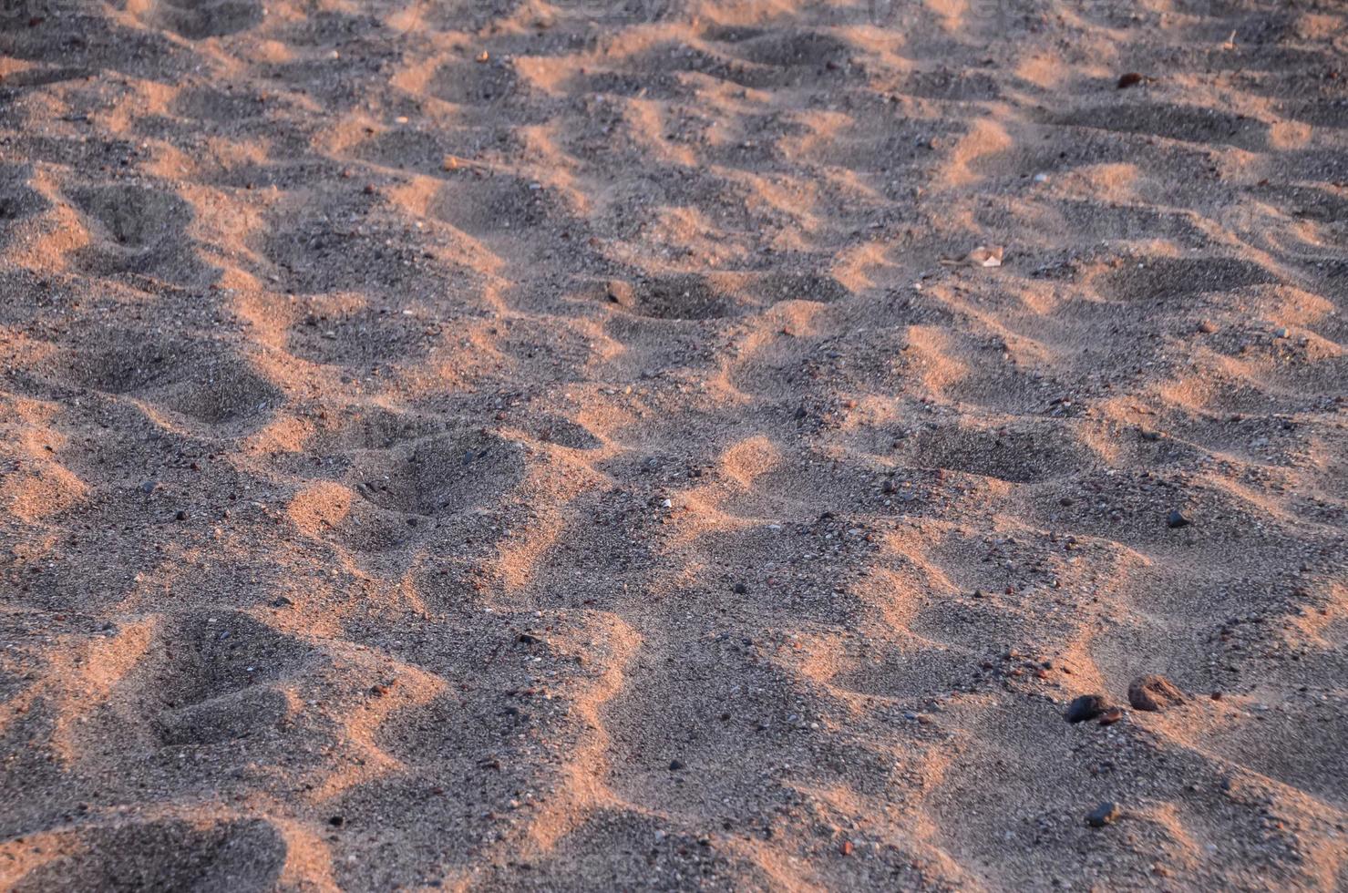 areia na praia foto