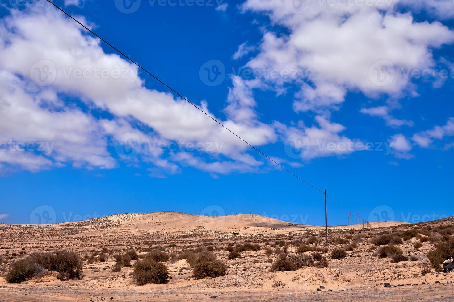 paisagem cênica do deserto foto
