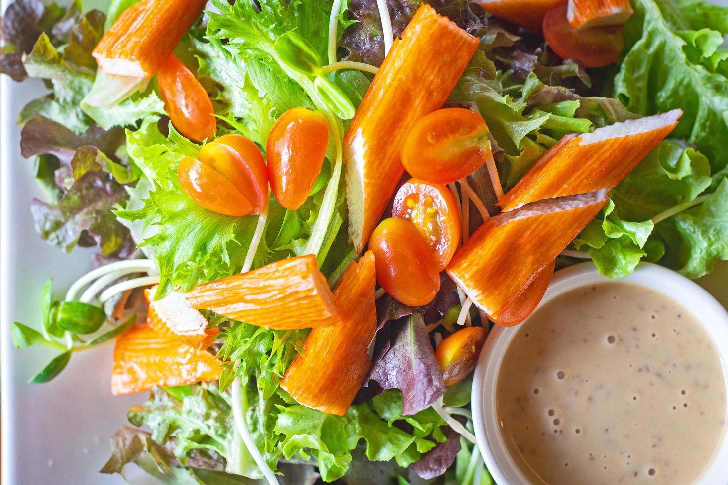 salada de perto foto