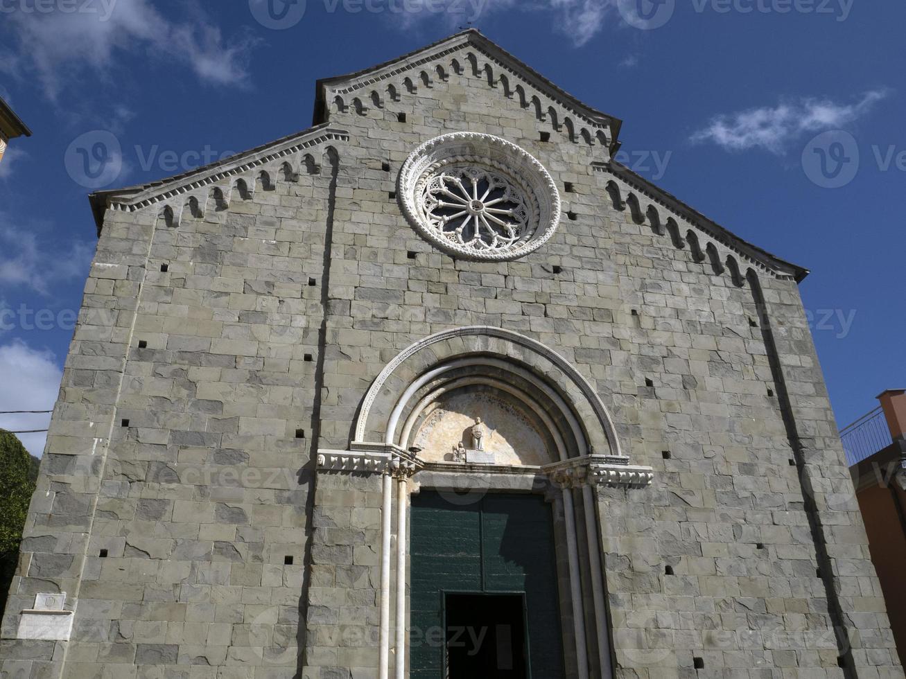 manarola cinque terre pictoresco Vila velho Igreja foto