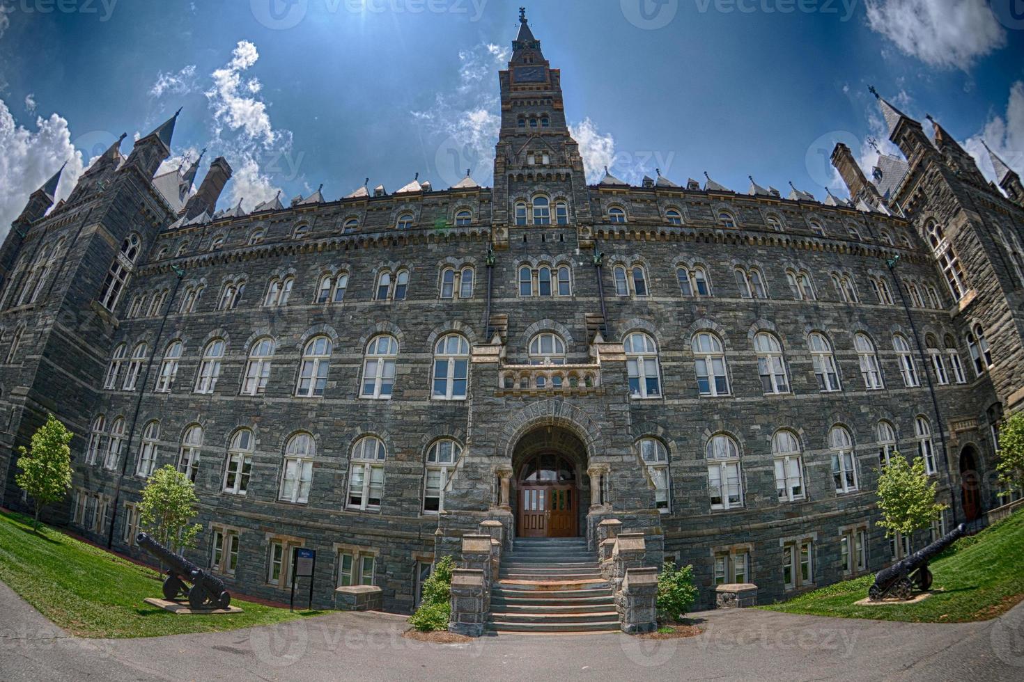 universidade de georgetown em washington dc em dia ensolarado foto