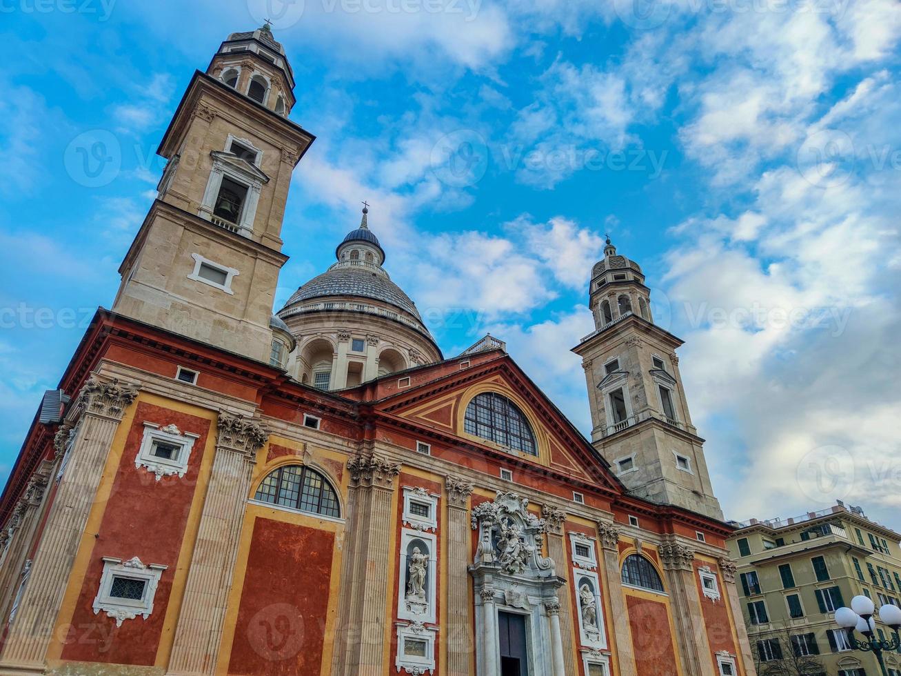 igreja carignano em genoa foto