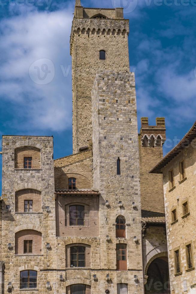 San Gimignano na Toscana, Itália foto