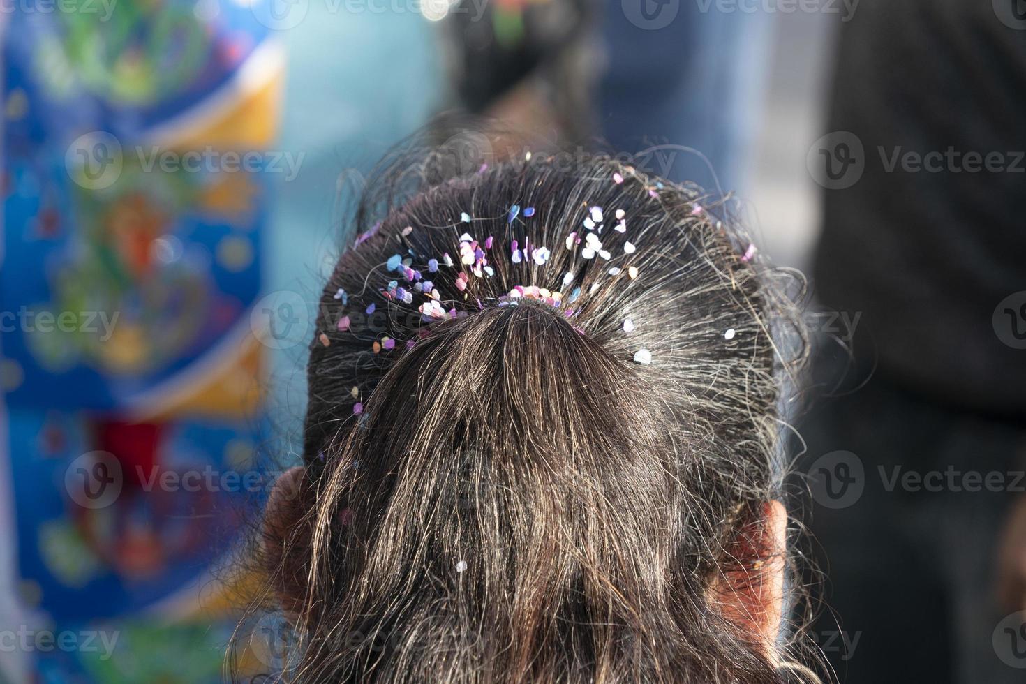 carnaval confete coentros foto