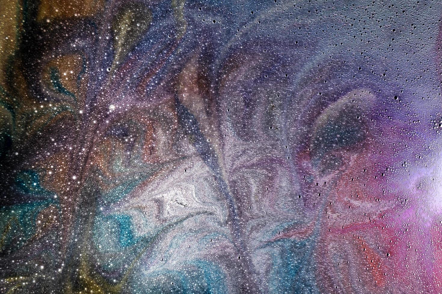 aparência de fundo cósmico colorido foto