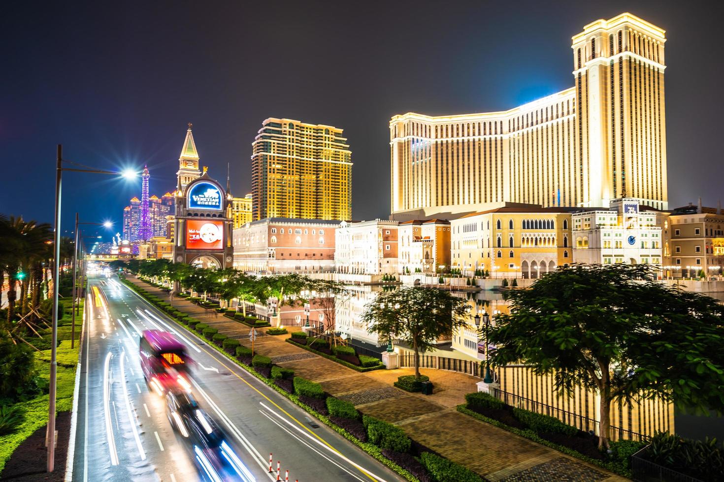 edifícios da cidade de macau foto