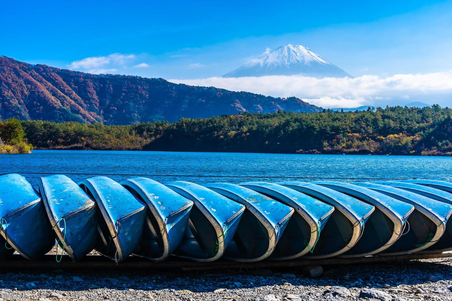 mt. Fuji no Japão no outono foto