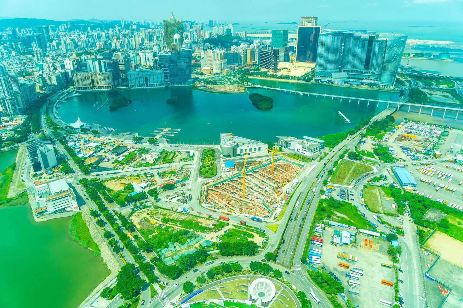 paisagem urbana da cidade de macau foto