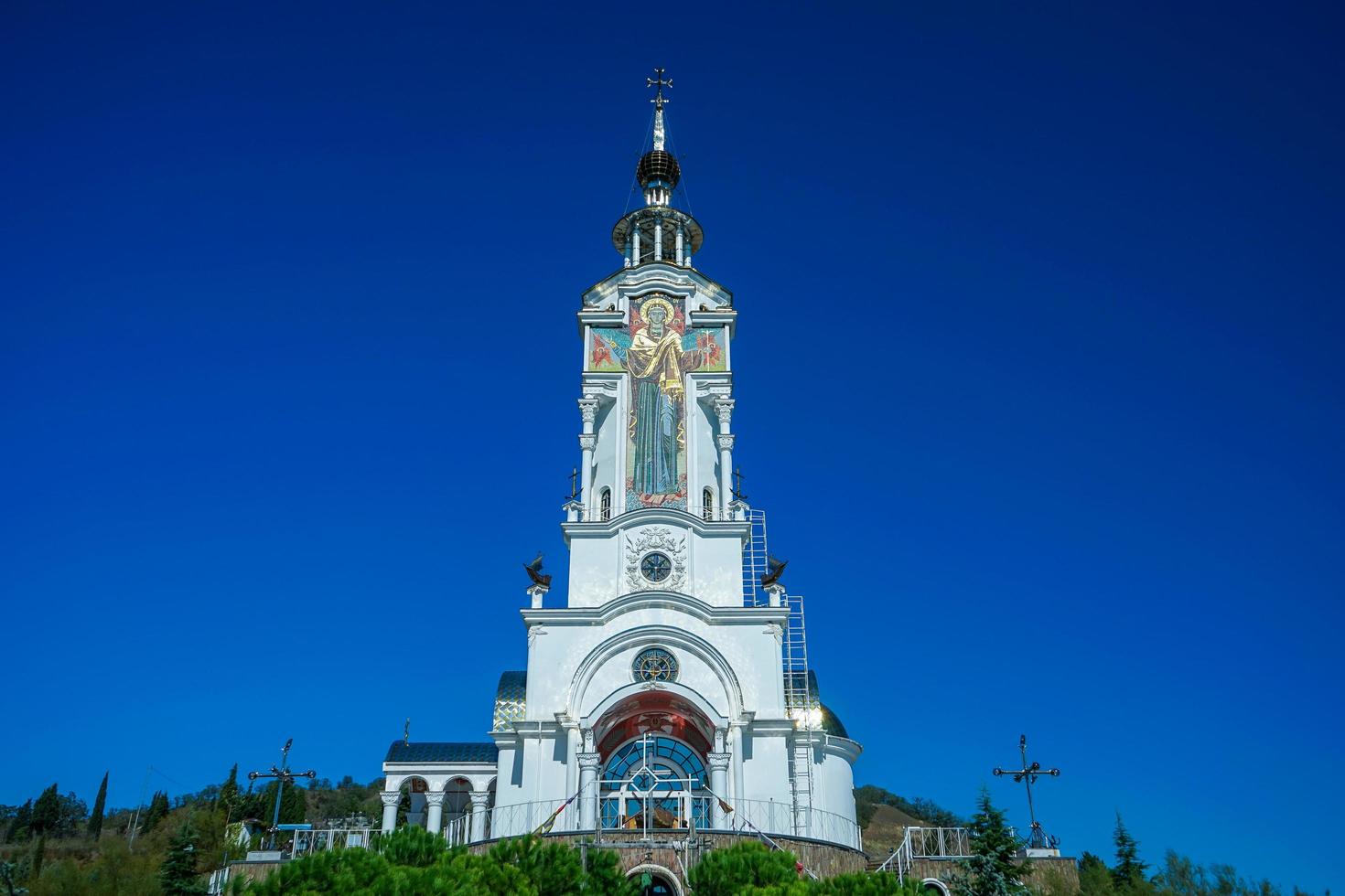 São Nicolau, a igreja dos milagres em Taganrog, Rostov Oblast, Rússia foto