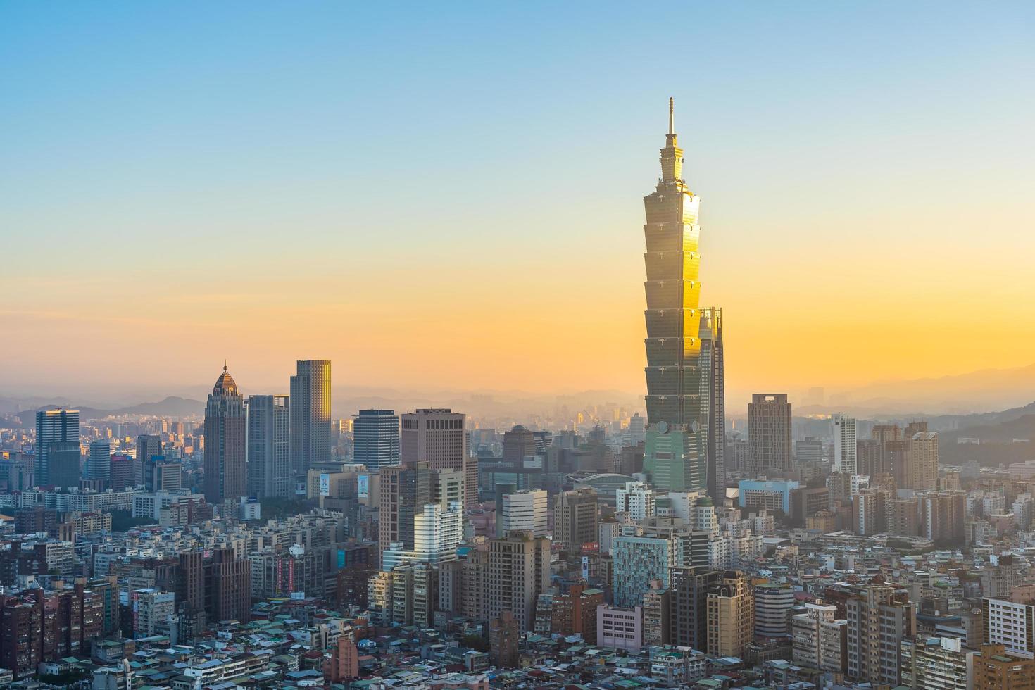 torre taipei 101 em taipei city, taiwan foto