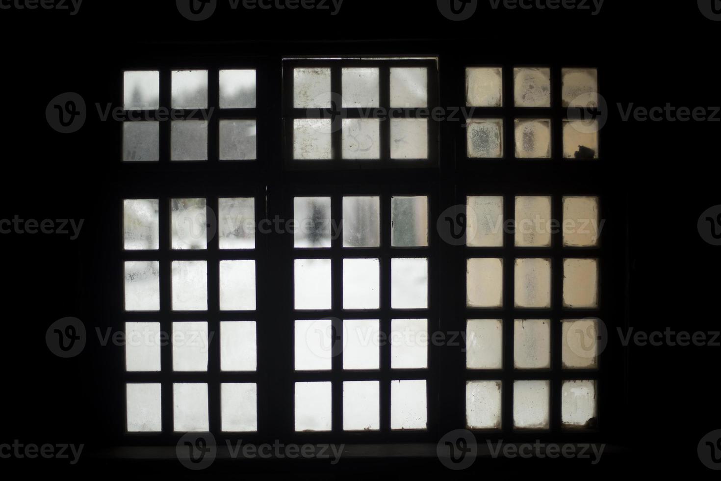 janela textura. interior detalhes. velho janela. selvagem oeste Projeto. foto