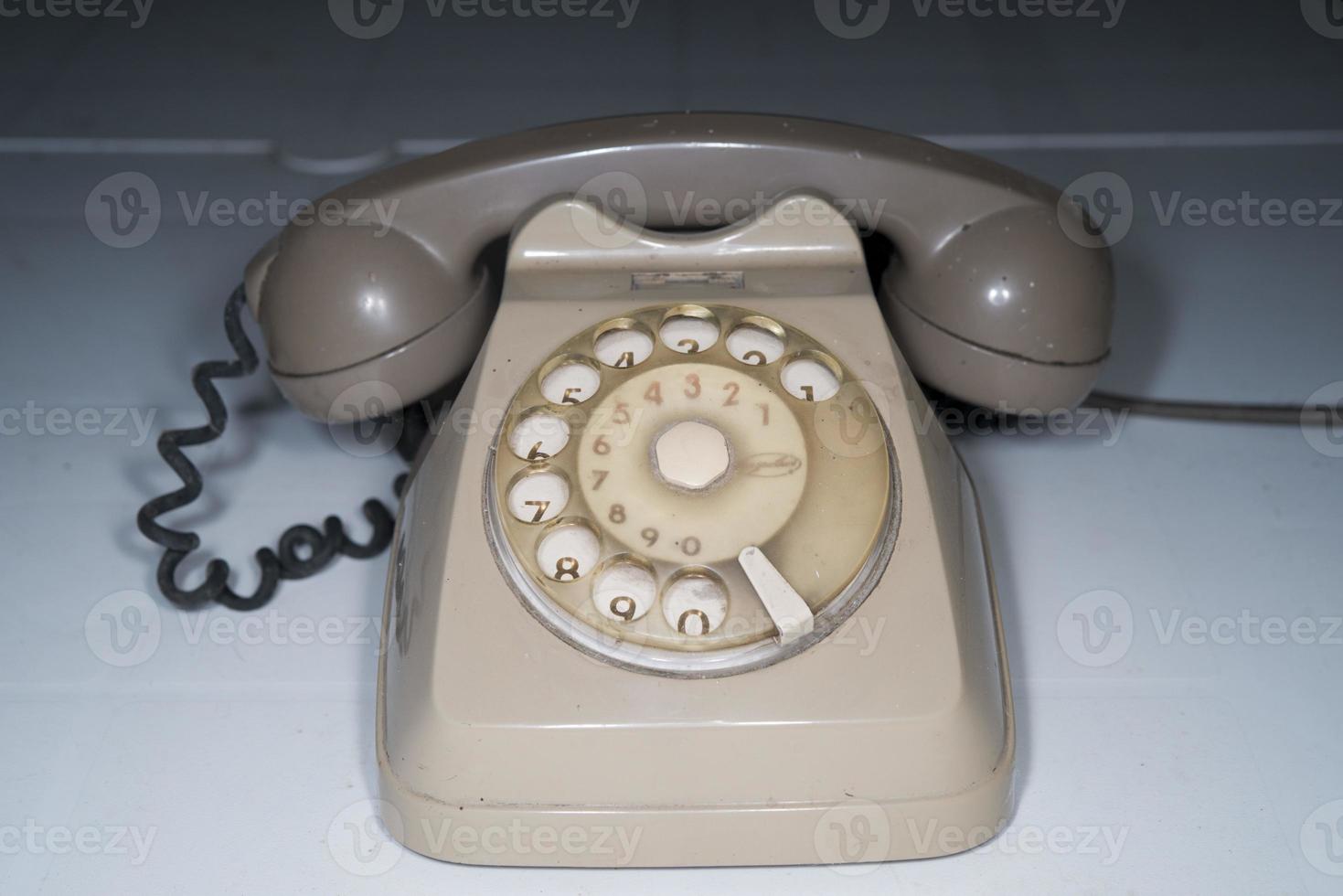 velho Telefone detalhe foto