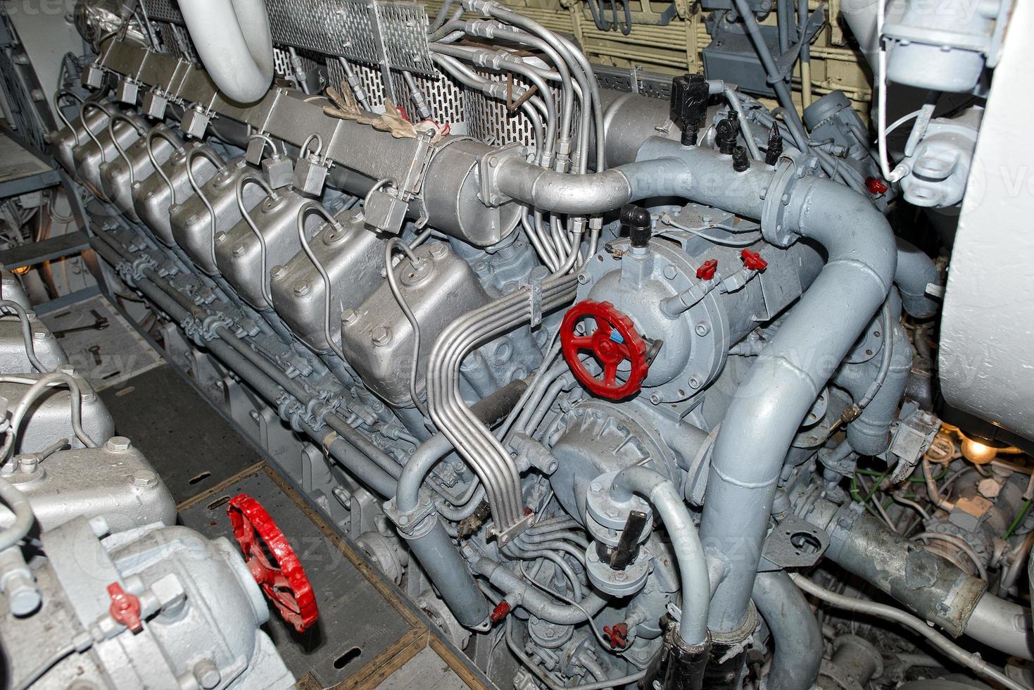 motores diesel submarinos foto