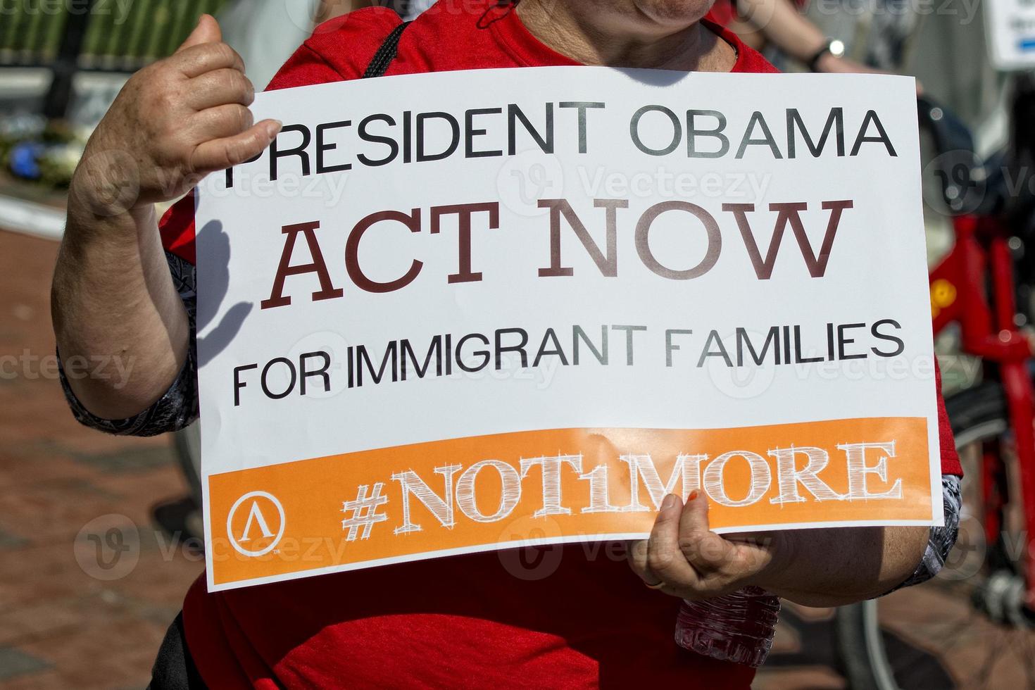 Presidente obama Aja agora para imigrante foto