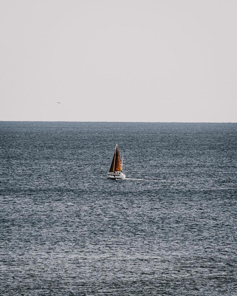 veleiro no mar durante o dia foto