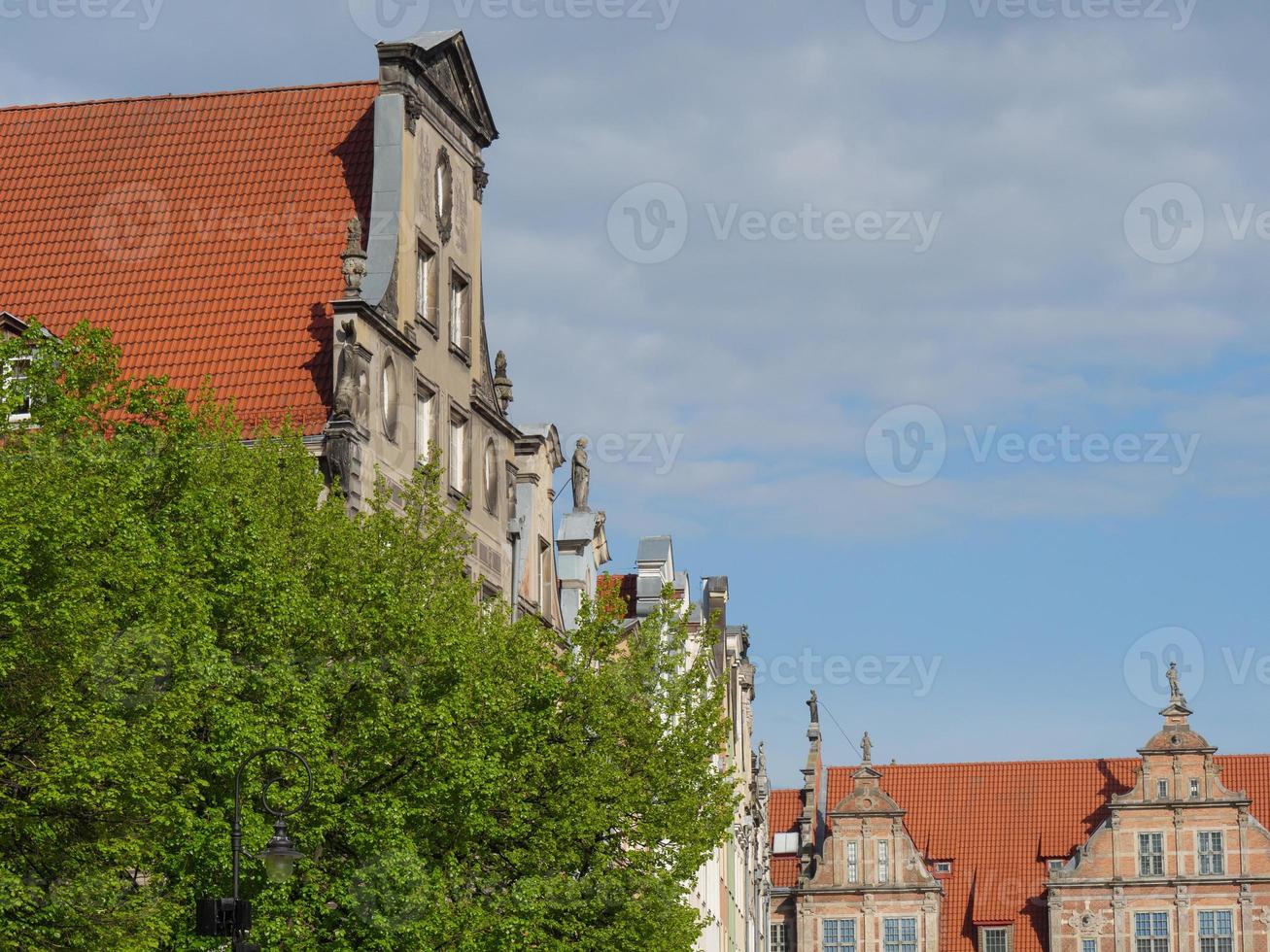 a cidade do gdansk dentro Polônia foto