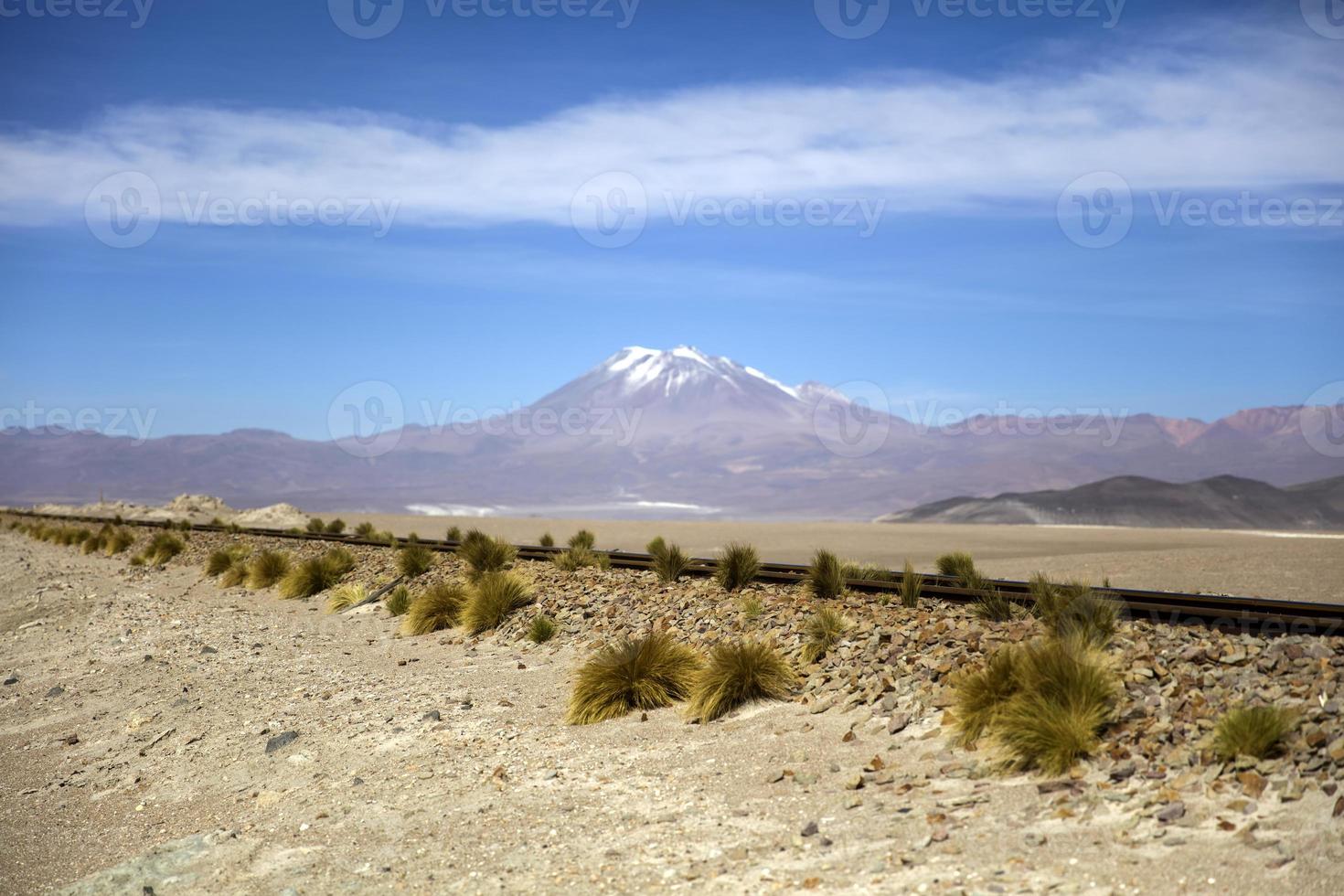 Vulcão licancabur na Bolívia foto
