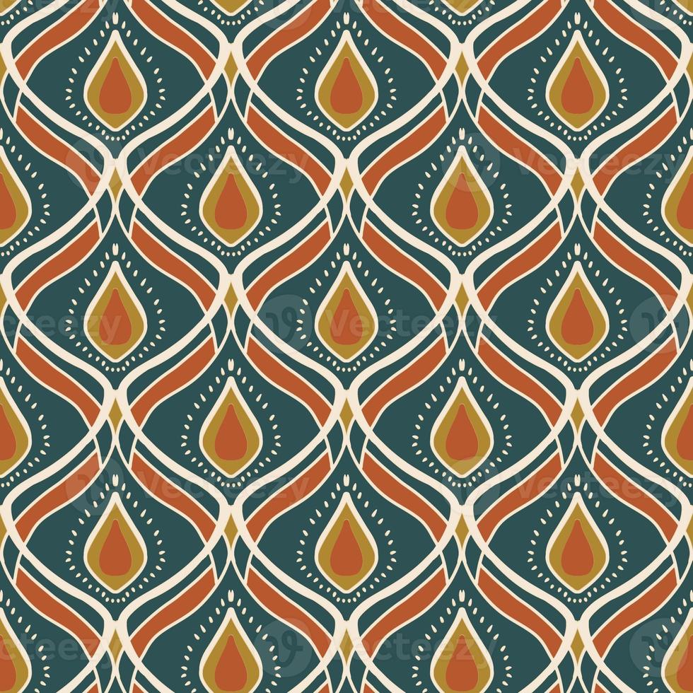 étnico ikat padrões geométrico nativo tribal boho motivo asteca têxtil tecido tapete mandalas africano americano Índia flor foto