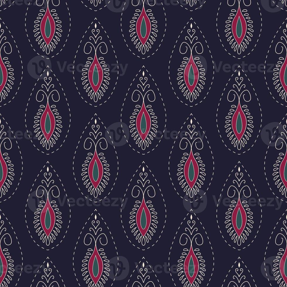 étnico ikat padrões geométrico nativo tribal boho motivo asteca têxtil tecido tapete mandalas africano americano Índia flor foto