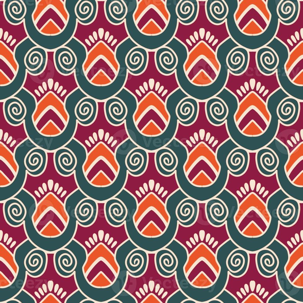 étnico ikat padrões geométrico nativo tribal boho motivo asteca têxtil tecido tapete mandalas africano americano Índia flor foto