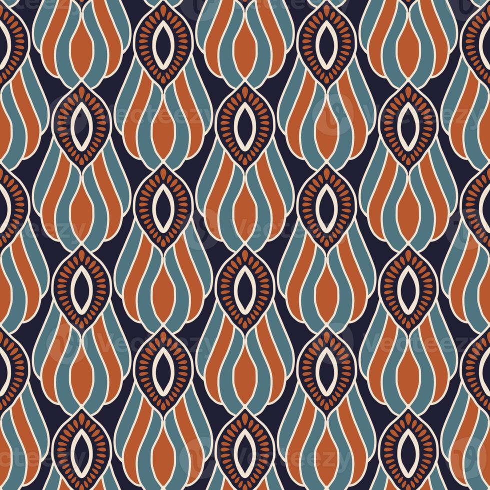 étnico ikat padrões geométrico nativo tribal boho motivo asteca têxtil tecido tapete mandalas africano americano Índia flor foto
