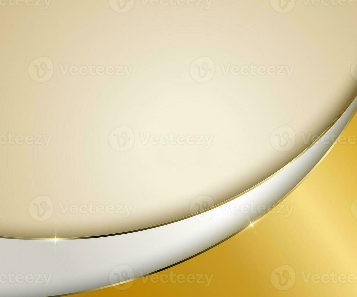 amarelo laranja Castanho cinzento e cinzento branco elegante abstrato luxo curvado forma Castanho cor em luz Rosa fundo com cópia de espaço para texto foto