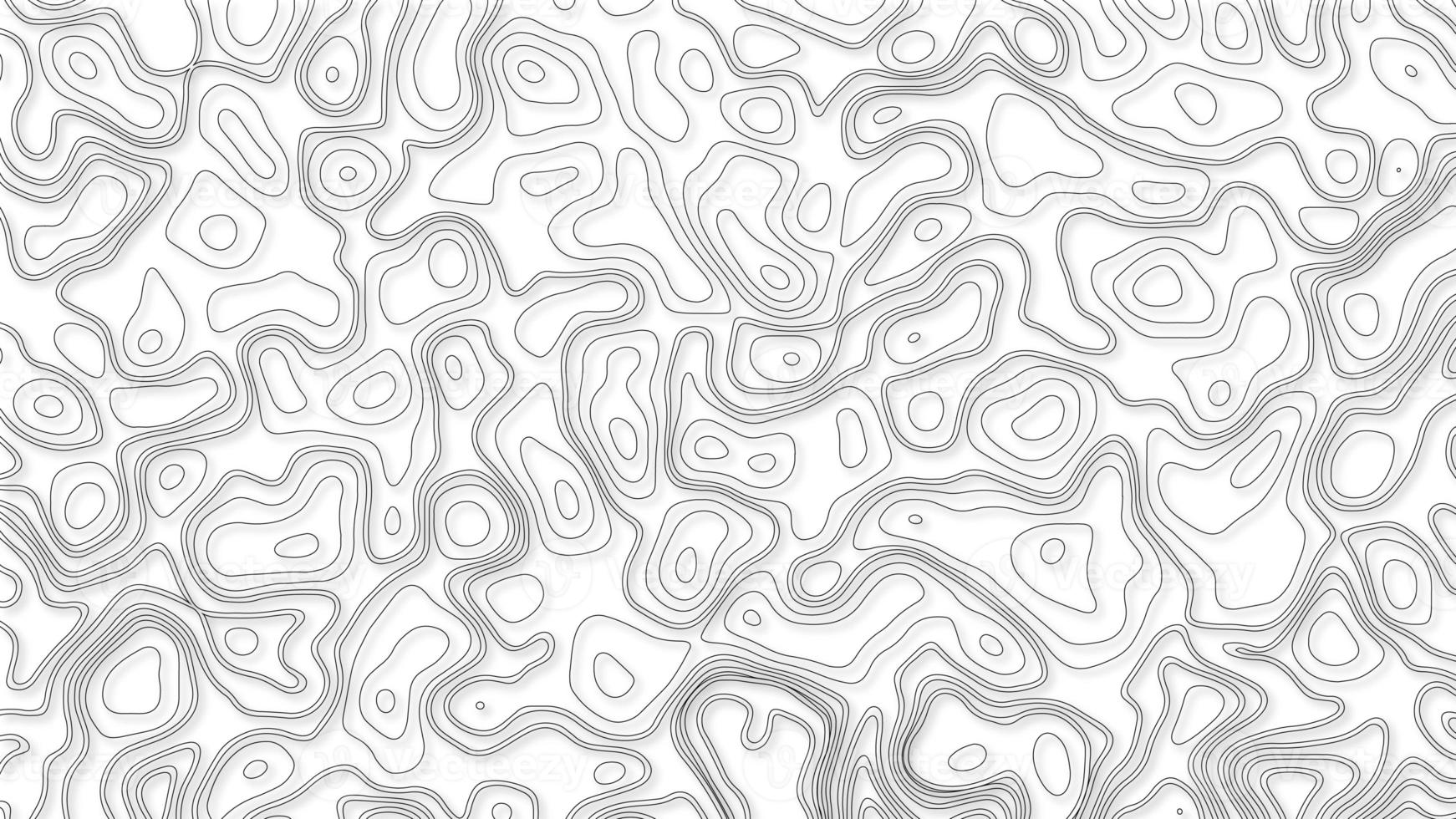 fundo abstrato mapa topográfico. fundo abstrato mapa topográfico. imitação de um mapa geográfico. projeto conceitual de mapa geográfico. fundo elegante para apresentações foto