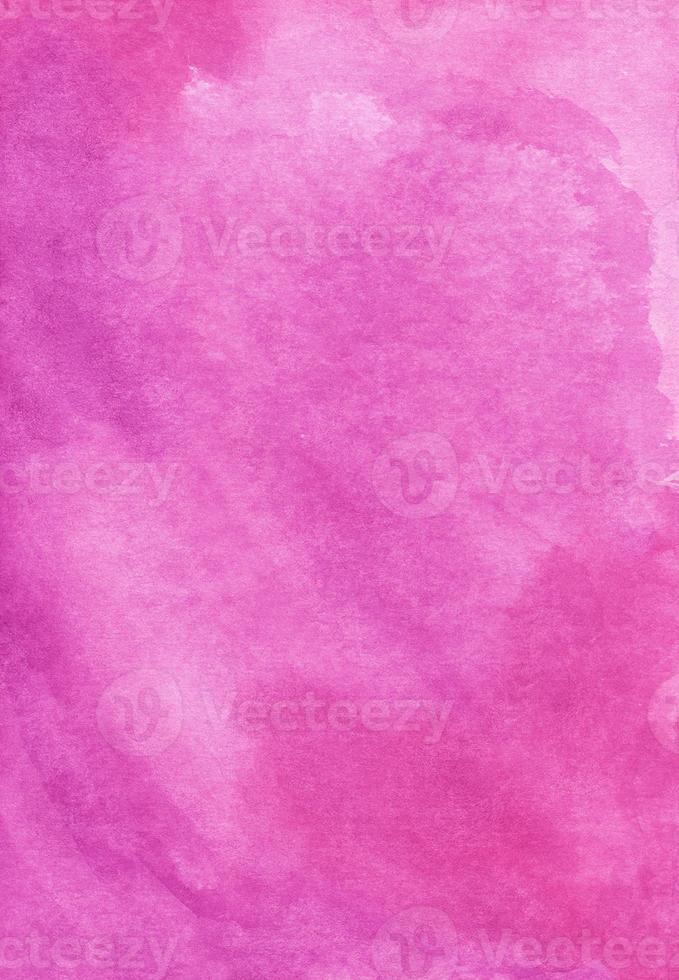 aguarela brilhante Rosa fundo textura pintura. vintage aguarela morango cor pano de fundo. manchas em papel. foto
