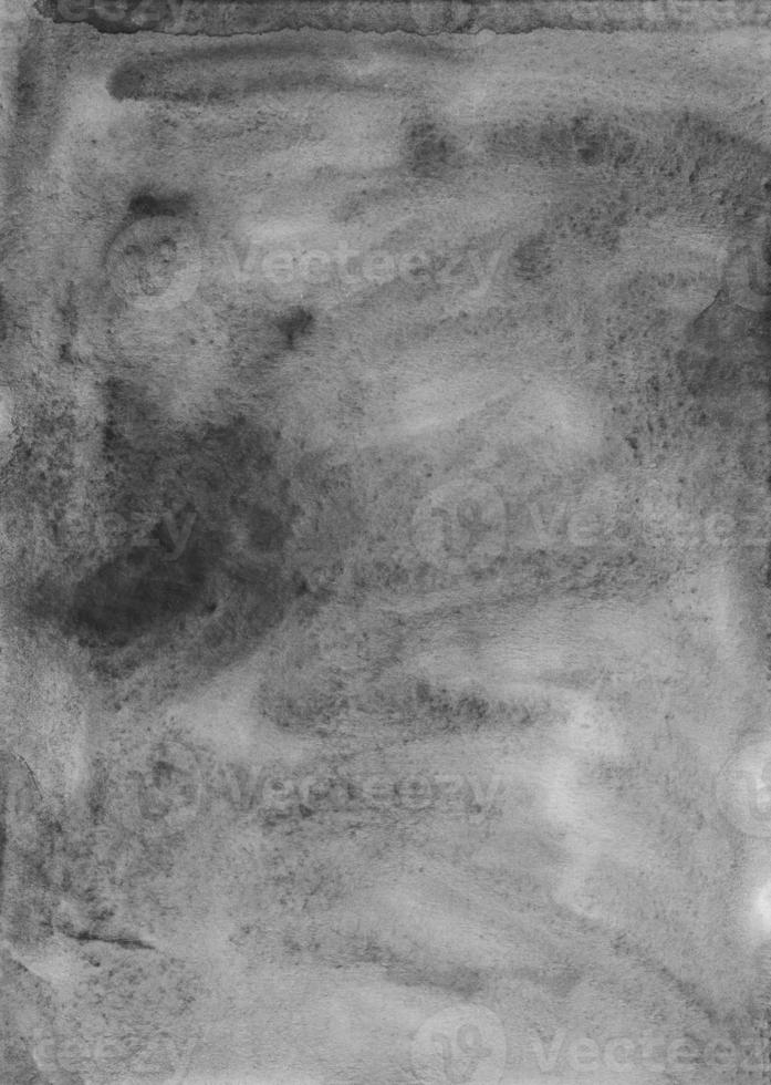 aguarela grunge Preto e branco fundo textura. monocromático velho pano de fundo. líquido Sombrio cinzento sobreposição foto