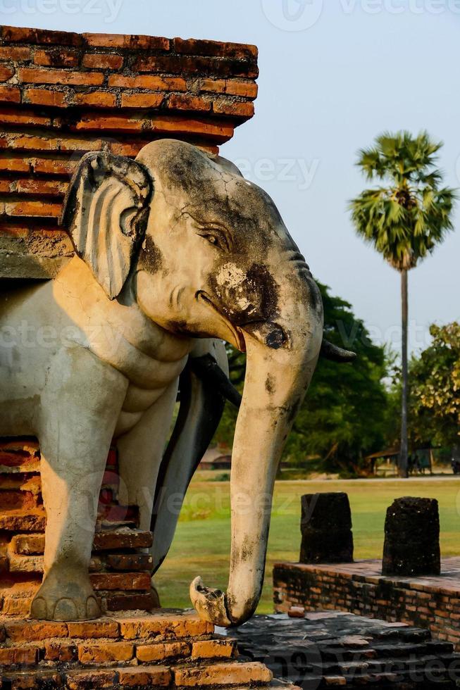 elefante estátua dentro Tailândia foto