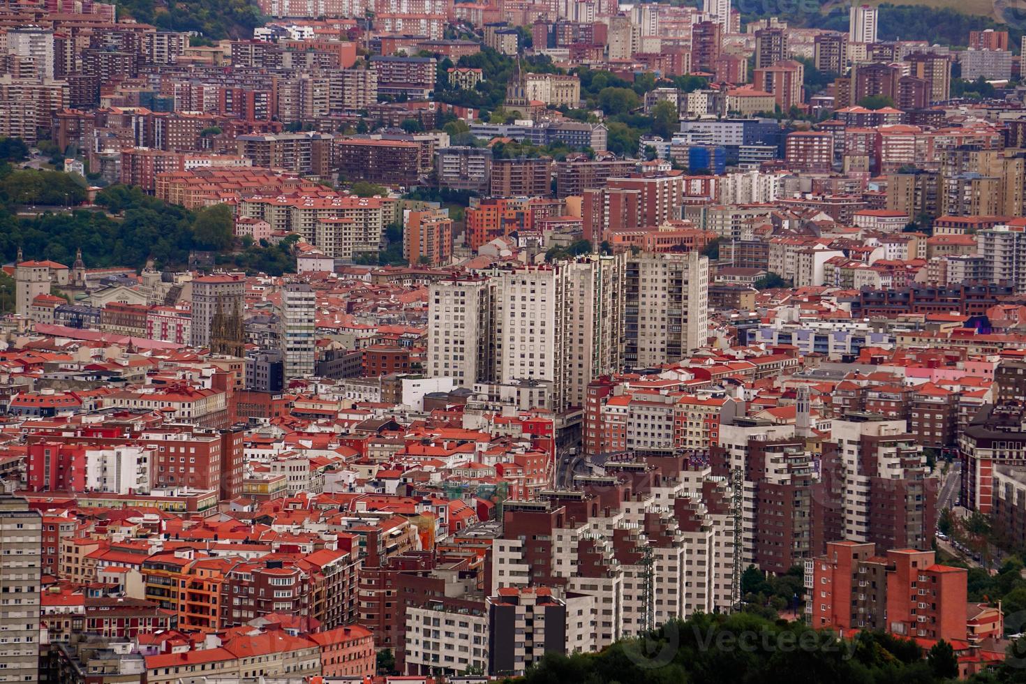 paisagem urbana e arquitetura dentro Bilbao cidade, Espanha, viagem destino foto