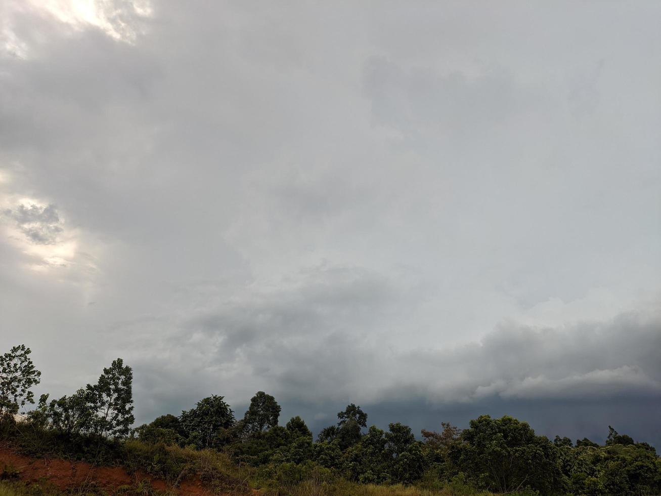 paisagem, colinas, ilha do Bornéu foto