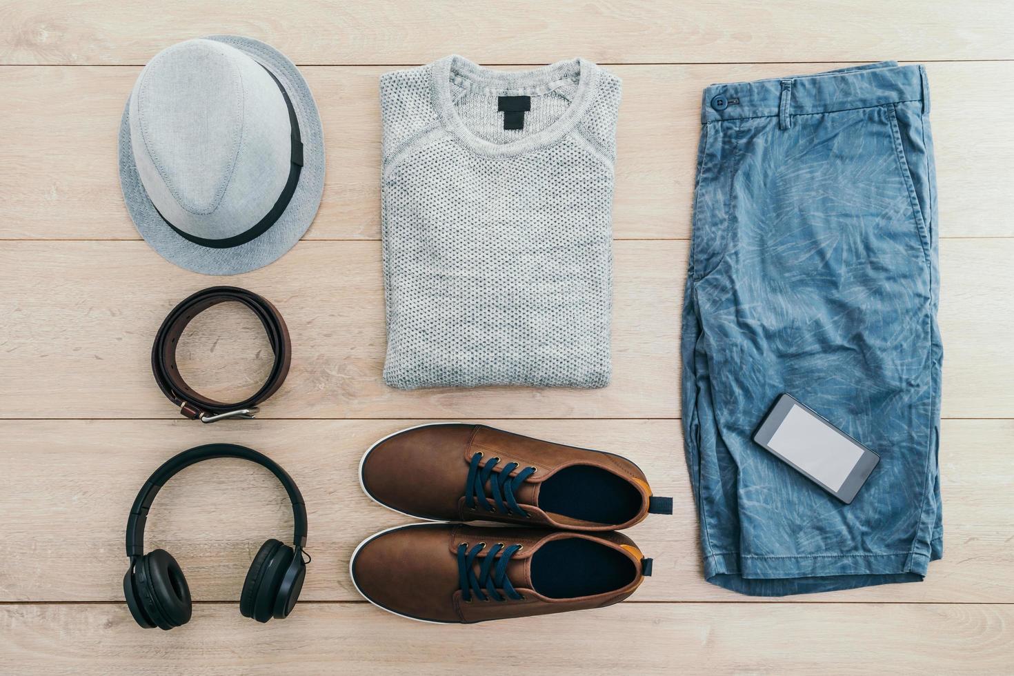 conjunto de moda para homens foto