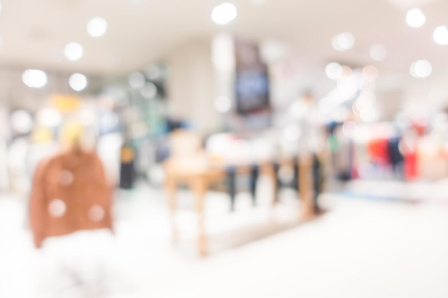 interior borrado abstrato de shopping foto