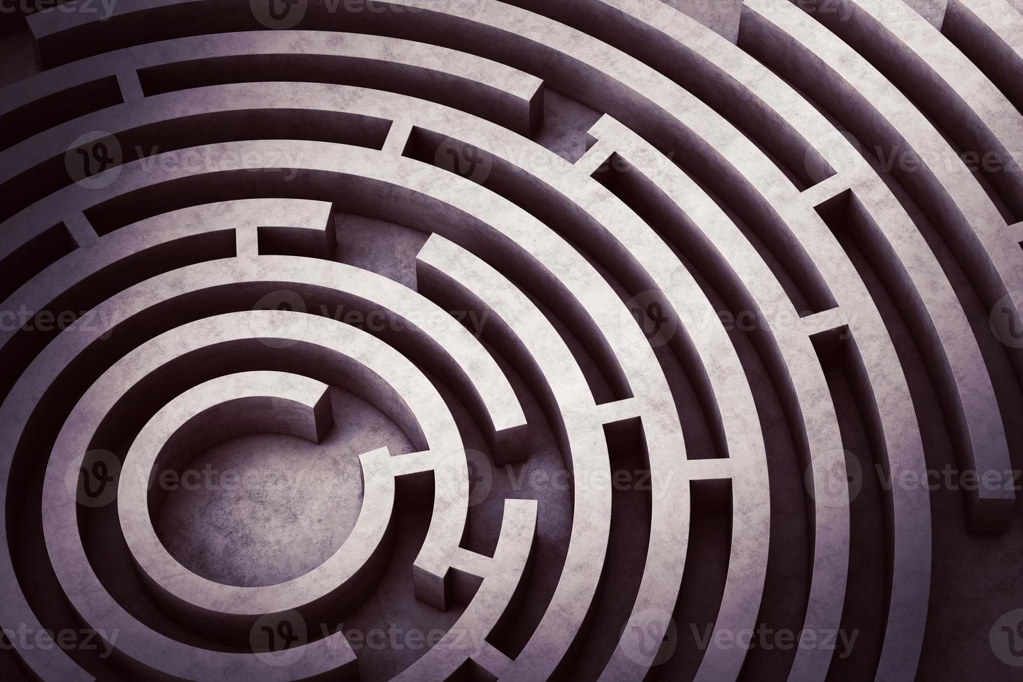 circular Labirinto conceito foto