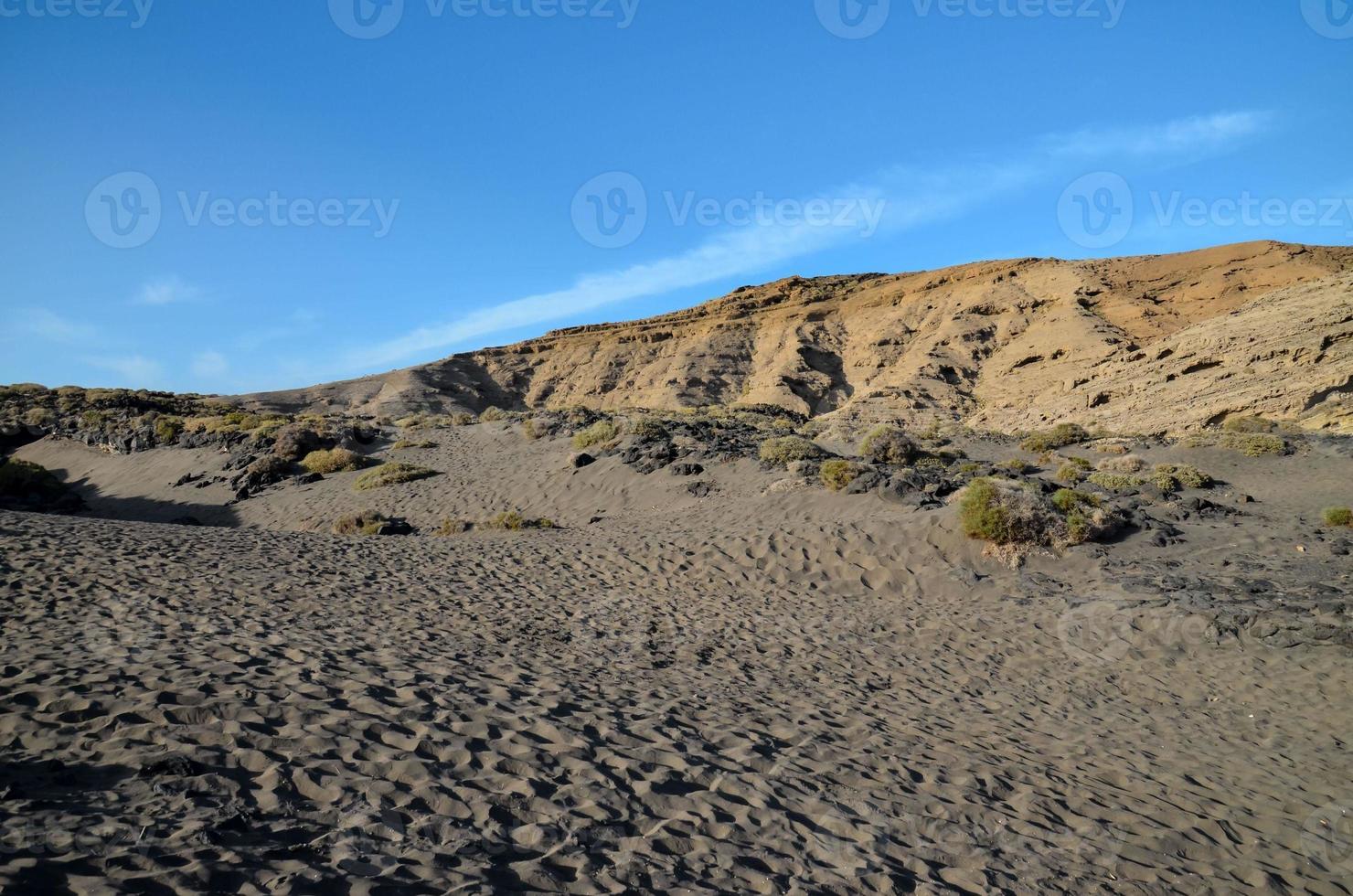 paisagem cênica do deserto foto