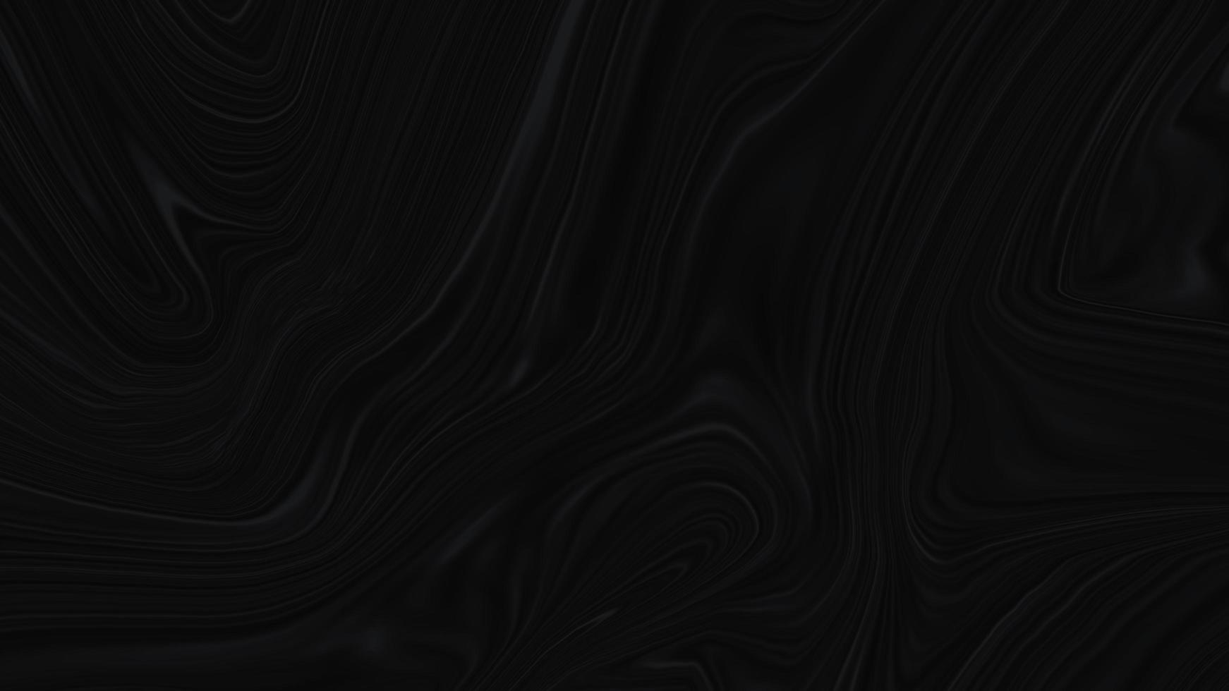 fundo líquido de cetim preto. padrão abstrato de arte digital. design de close-up de metal líquido abstrato. textura suave e elegante de cetim preto. design de fundo de mármore luxuoso. foto